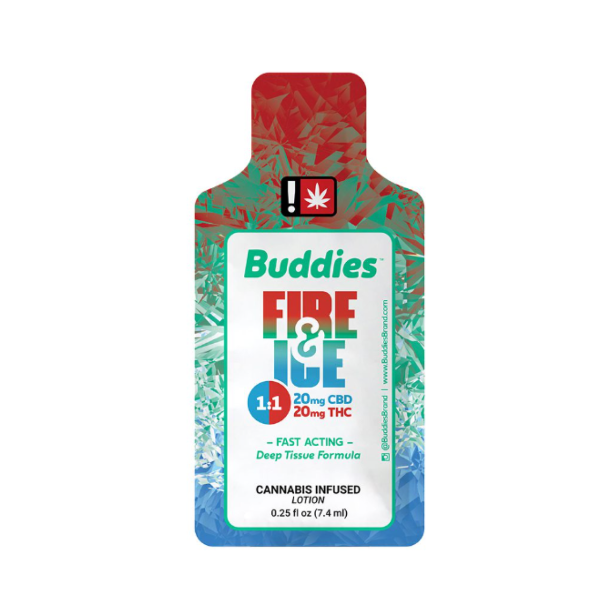 FIRE & ICE 1:1 SINGLE USE LOTION