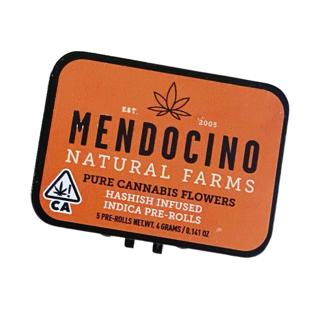 INDICA HASHISH INFUSED PREROLLS 20PK