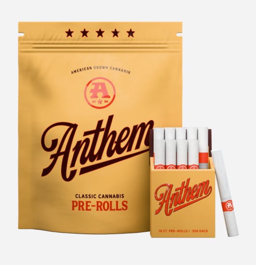 Anthem Preroll 10PK Indica Blend  3.5G (i)
