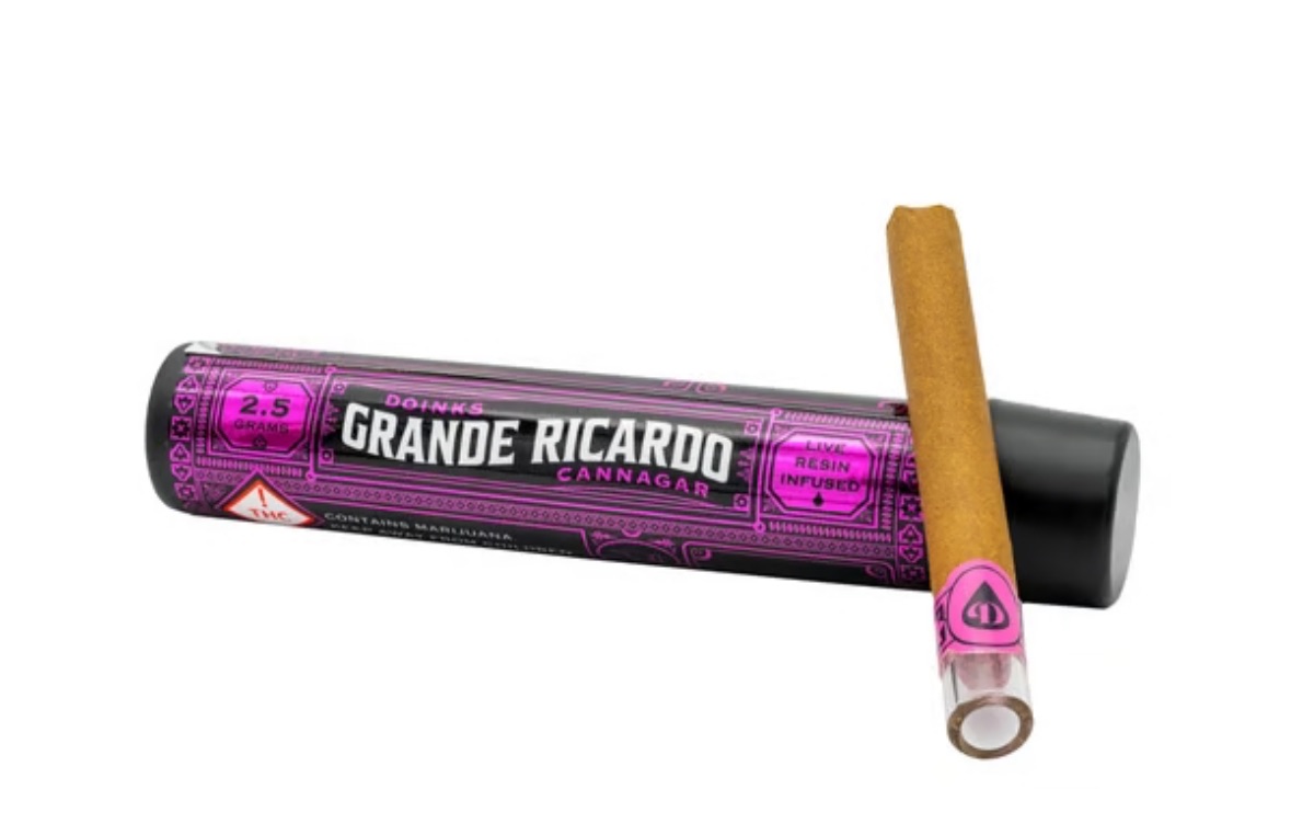 Orange Push Pop 2.5G Lr Infused Blunt (h)