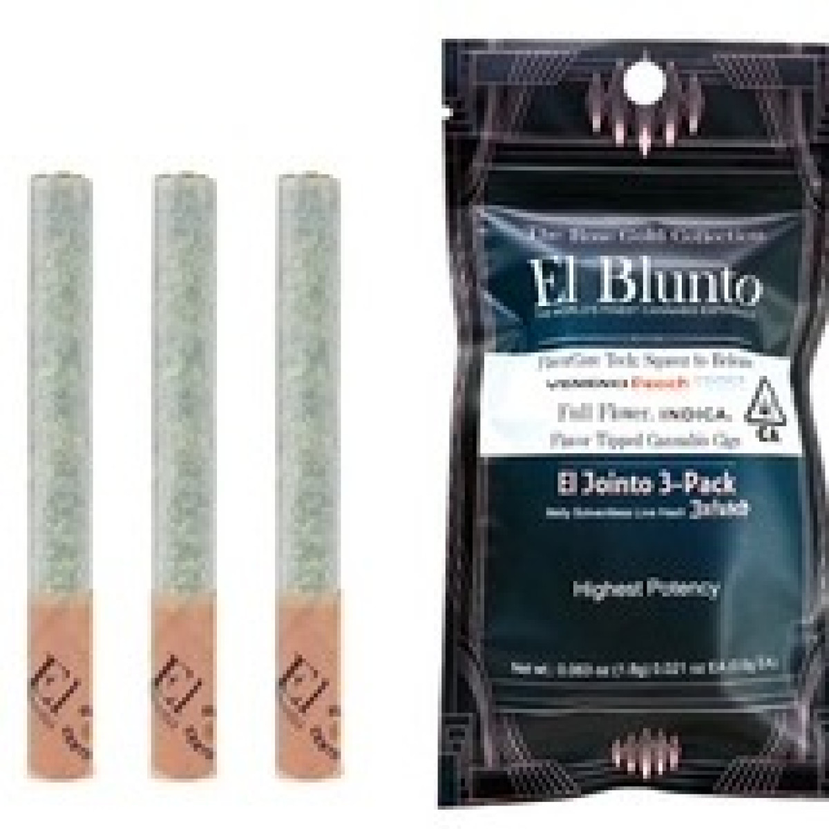 El Jointo Veneno Peach Frost Live Hash Infused 3pk Pr .6g