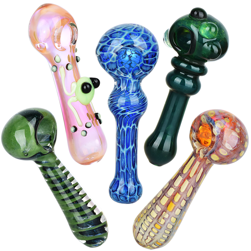Deluxe Visions Glass Spoon Pipe
