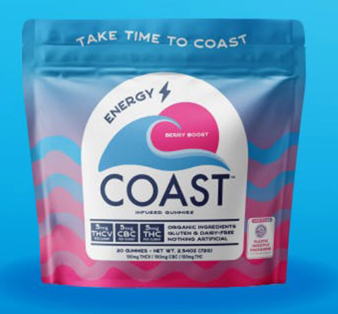 Coast Energy Berry Boost 1:1:1 THCV:CBC:THC 100mg