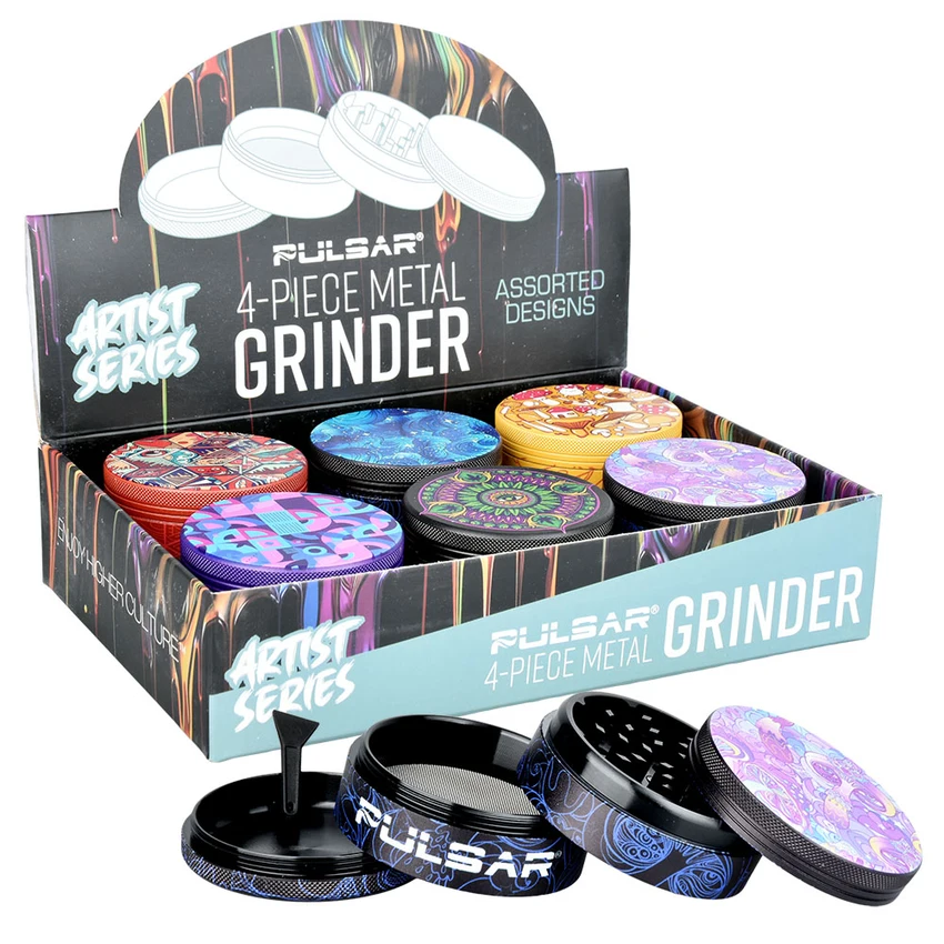 Pulsar Artist Series Grinder w/ Side Art