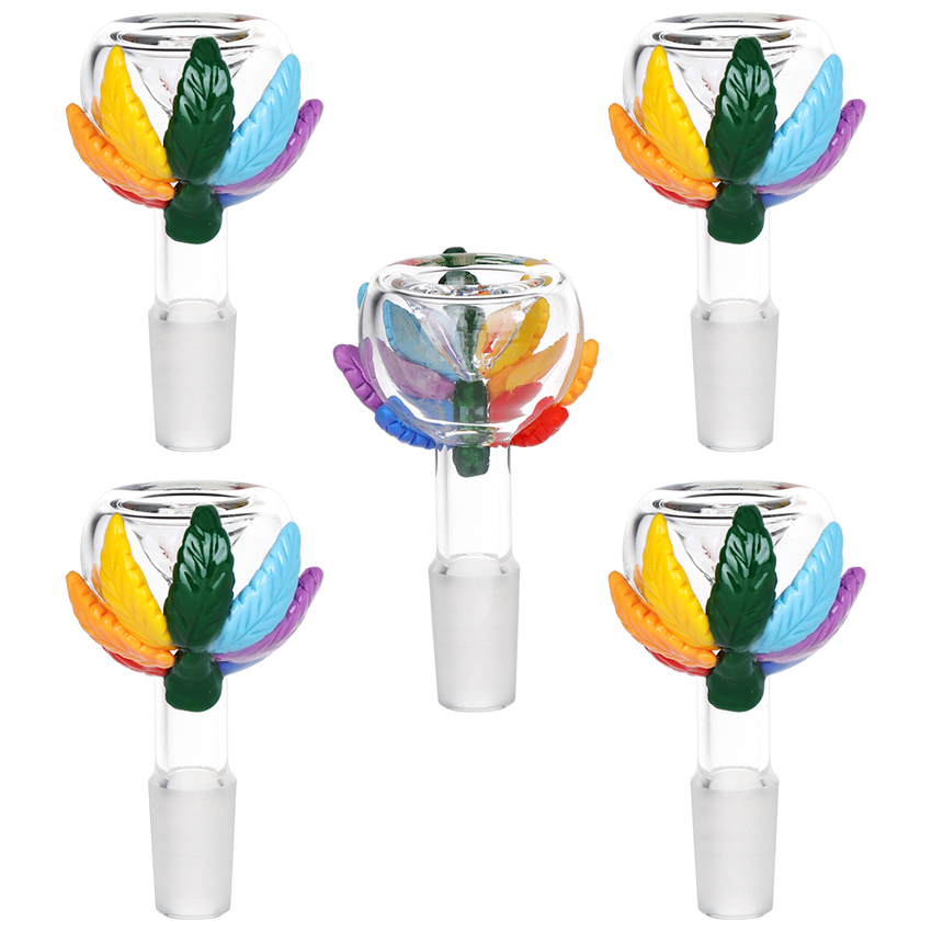 Pride Leaf Glass Herb Slide 14m