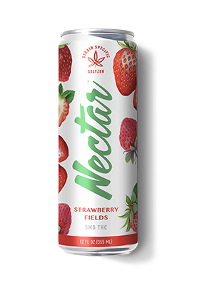 Strawberry Fields Seltzer 5mg