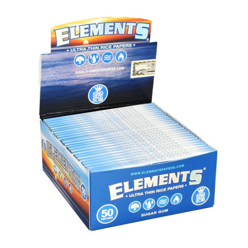 Elements Rolling Papers King Size Slim 33pk