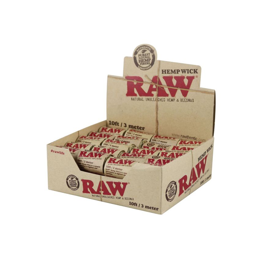 Raw Hemp Wick 10ft