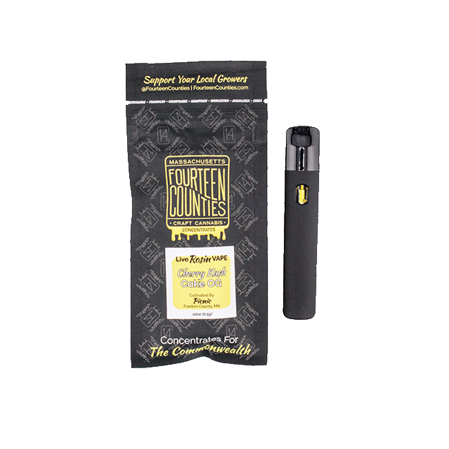 Cherry Kush Cake OG 0.5g Live Hash Rosin AIO