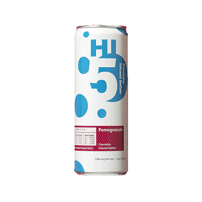 Pomegranate Seltzer 5mg 4 Pack