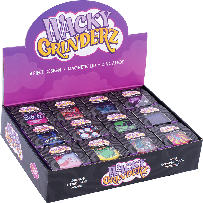 Wacky Grinderz 2" 4PC Metal Grinder