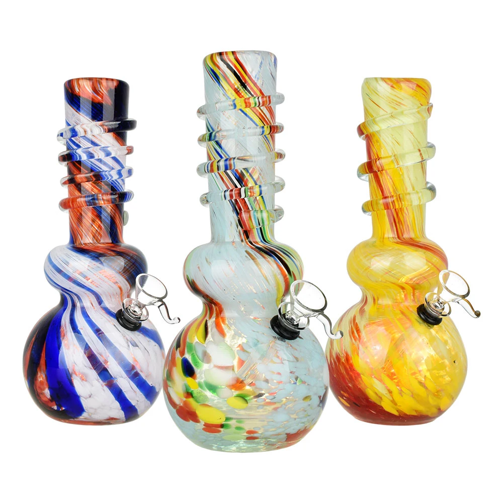 Frenetic Frit Soft Glass Water Pipe 10.25"