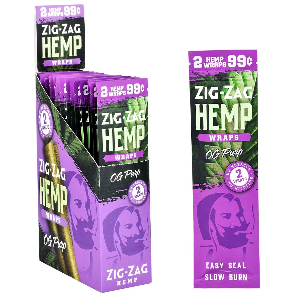 Zig Zag Hemp Wraps OG Purp 2pk