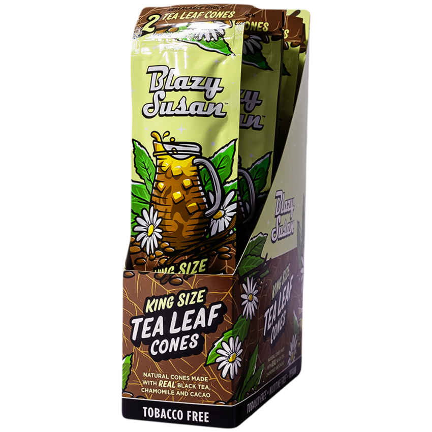 Blazy Susan Tea Leaf Cones 2pk