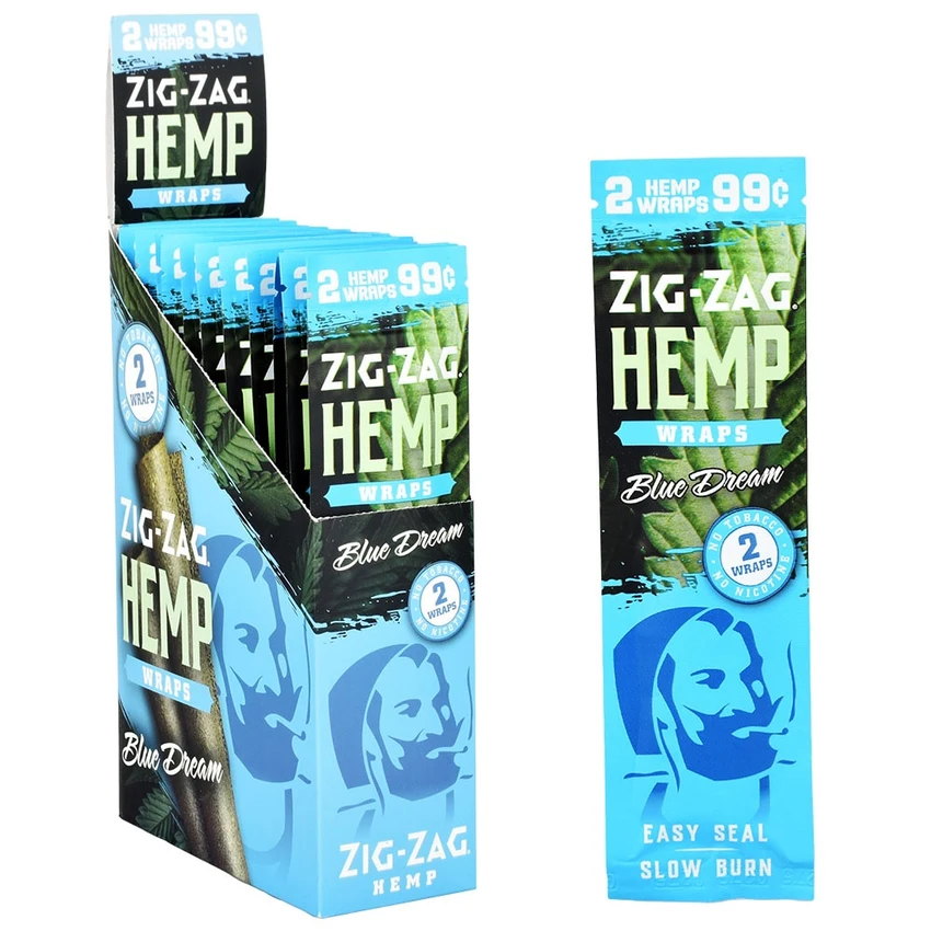 Zig Zag Hemp Wraps Blue Dream 2pk