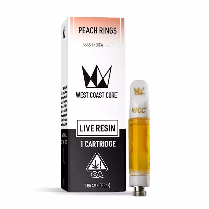 PEACH RINGS 1G LIVE RESIN CARTRIDGE