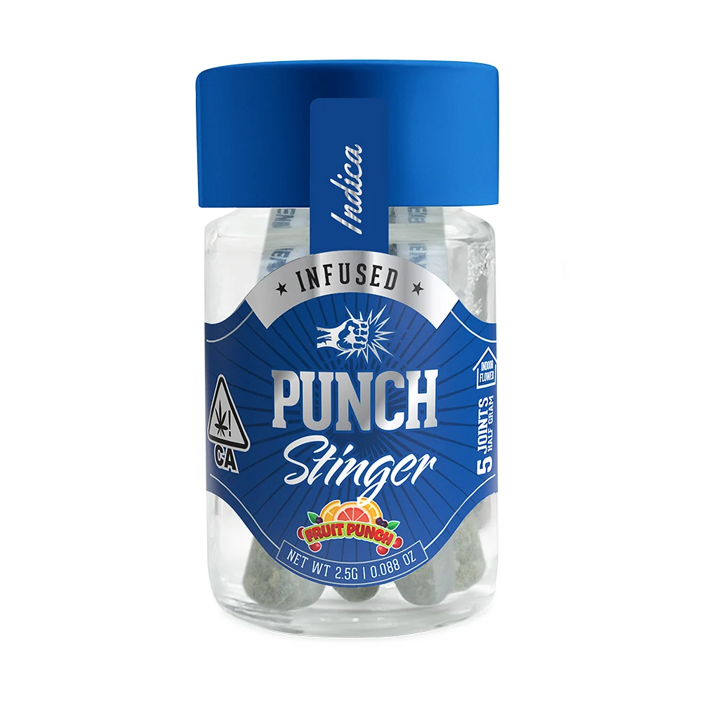 FRUIT PUNCH 2.5G INFUSED PREROLL 5 PACK