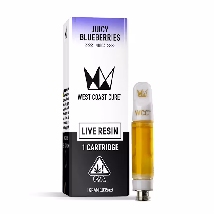 JUICY BLUEBERRIES 1G LIVE RESIN CARTRIDGE