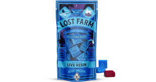 BLUEBERRY 100MG BLUE DREAM LIVE RESIN FRUIT CHEWS 10 PACK