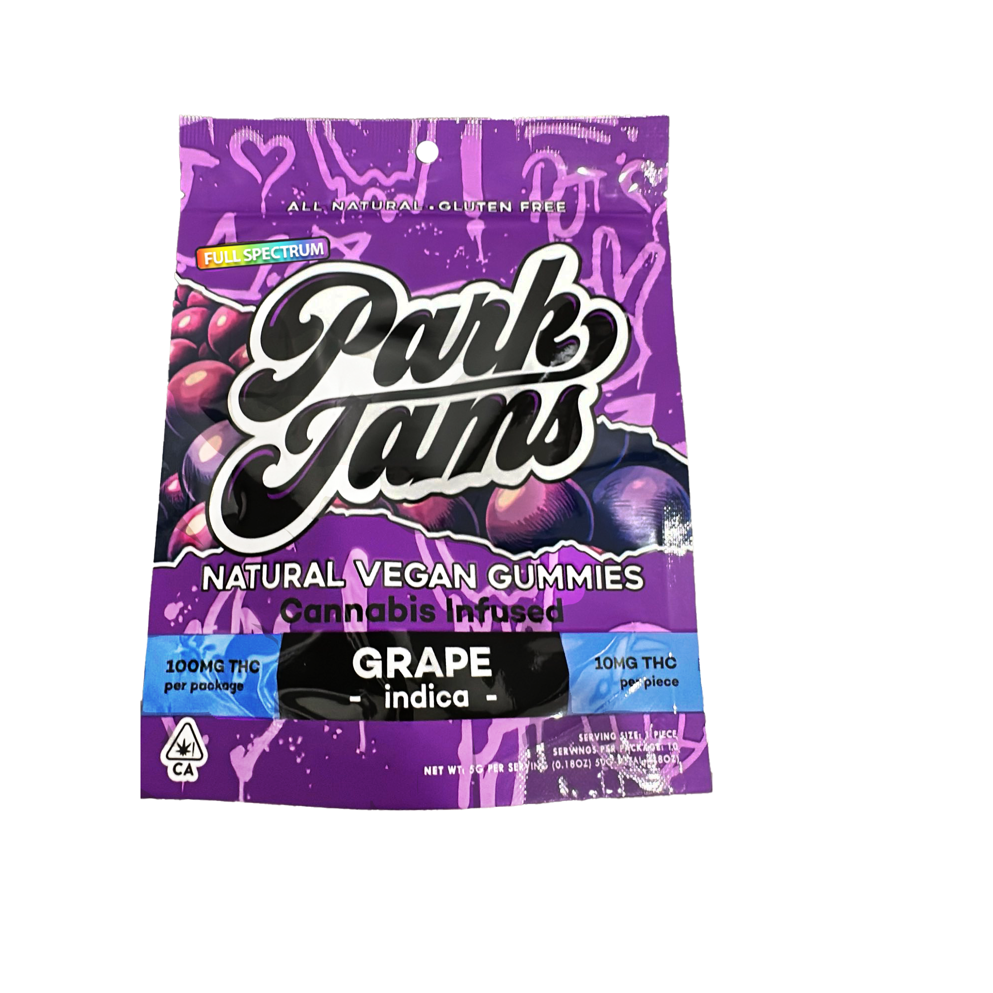 GRAPE 100MG 10PK GUMMY