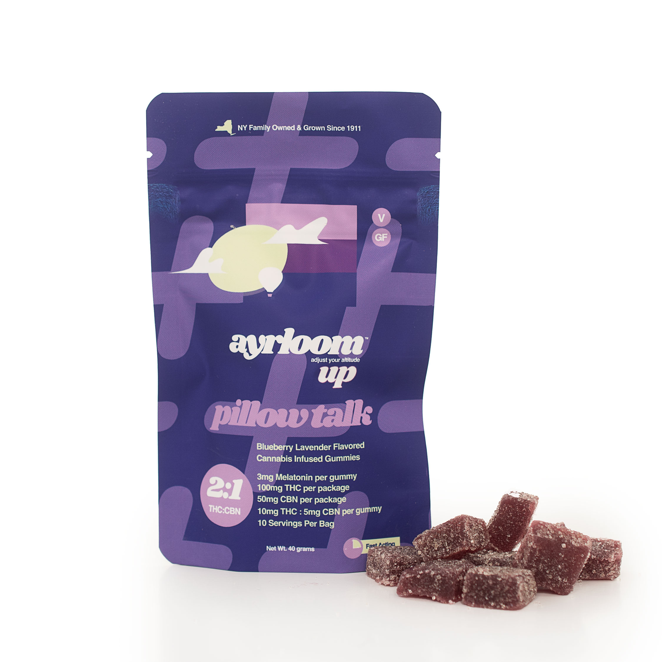 PILLOW TALK 2:1 100MG GUMMY