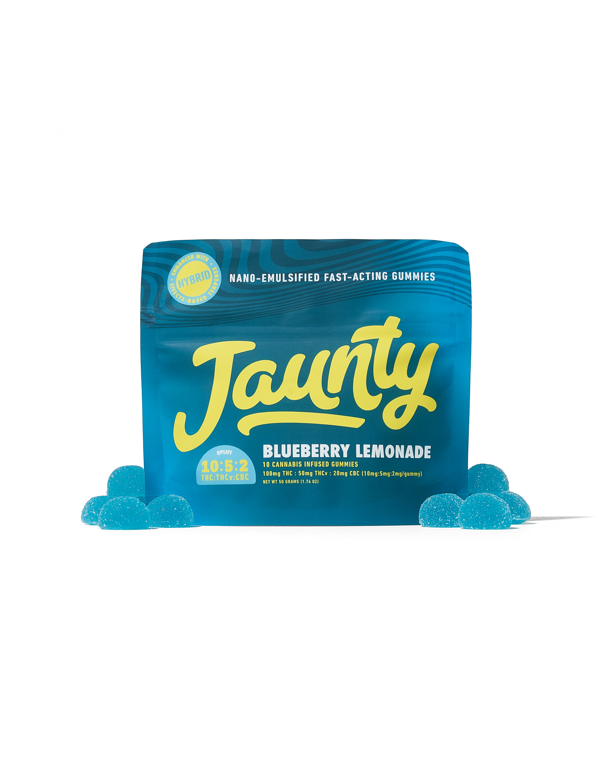 BLUEBERRY LEMONADE 10:5:2 100MG GUMMY