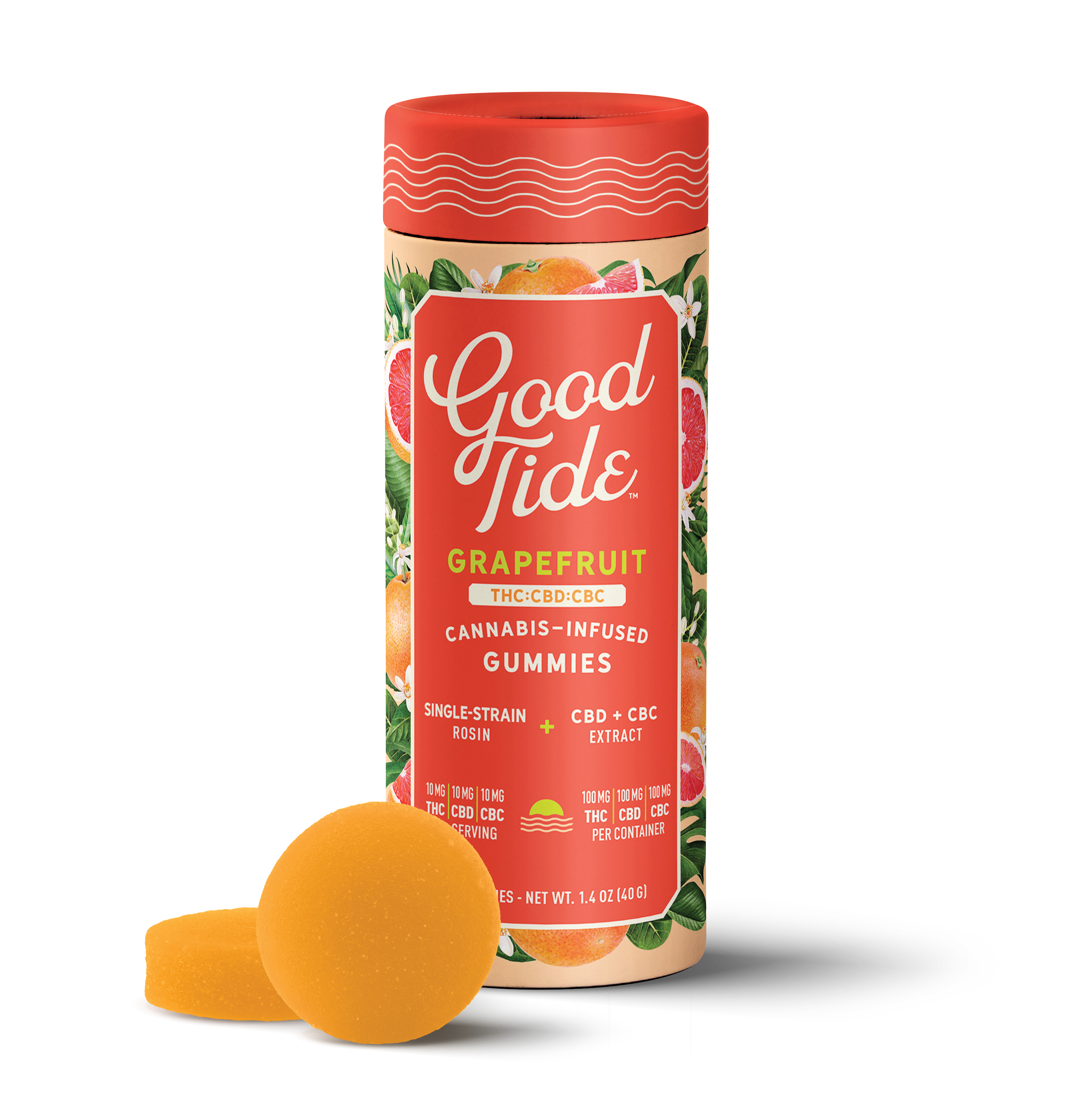 Grapefruit 1:1:1 THC/CBD/CBC