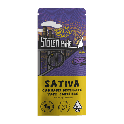 Oh Well Stolen Bike (Durban Poison) 1 Gram Distillate Sativa cartridge