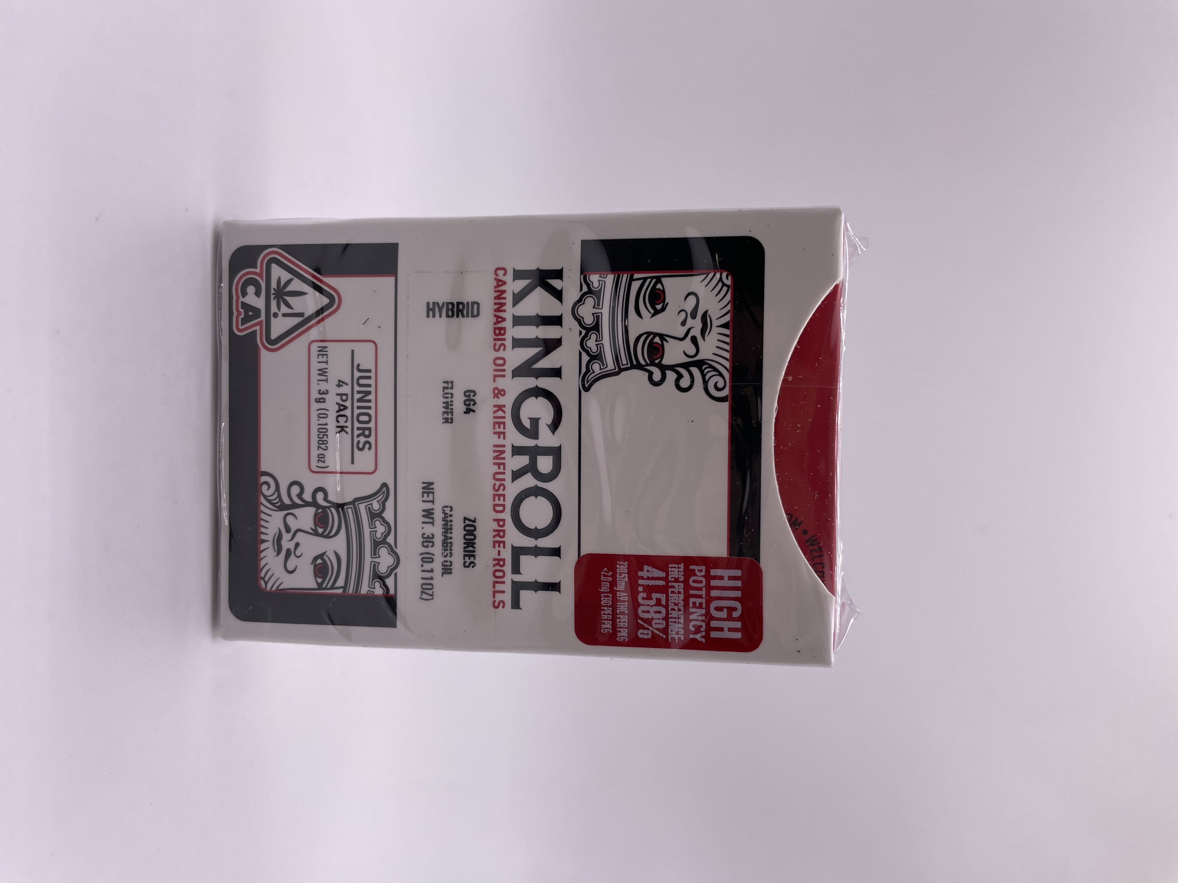 KINGROLL | GG4 X ZOOKIES  0.75G INFUSED PREROLL 4PK