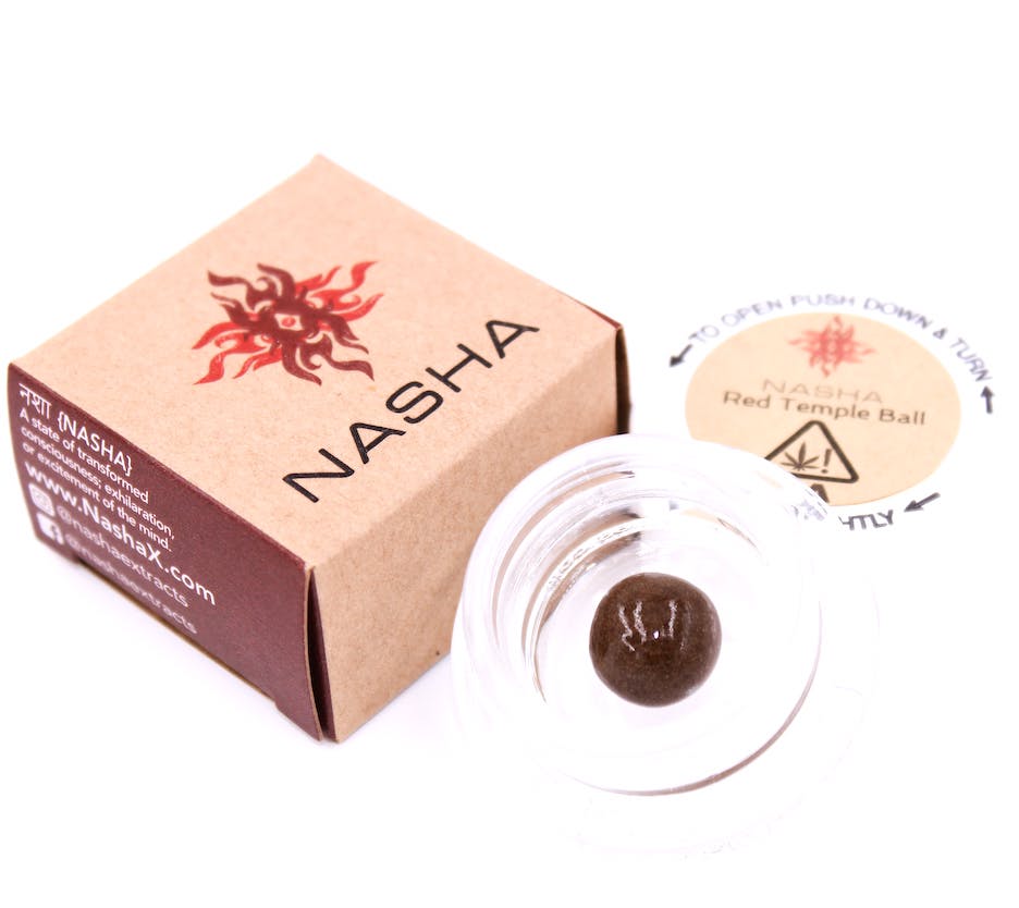 NASHA | LA CONFIDENTIAL X PEANUT KUSH 1.2G RED PRESSED HASH