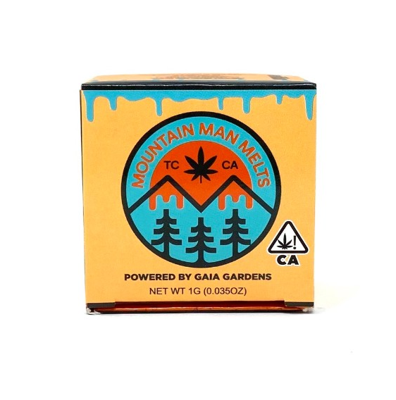 MOUNTAIN MAN MELTS TROPICANA COOKIES 1G LIVE ROSIN