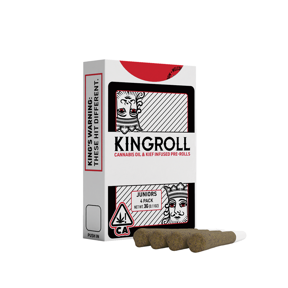 KINGROLL | SATIVA VARIETY PACK #6 INFUSED PREROLL 0.75G PR 4 PACK 3G