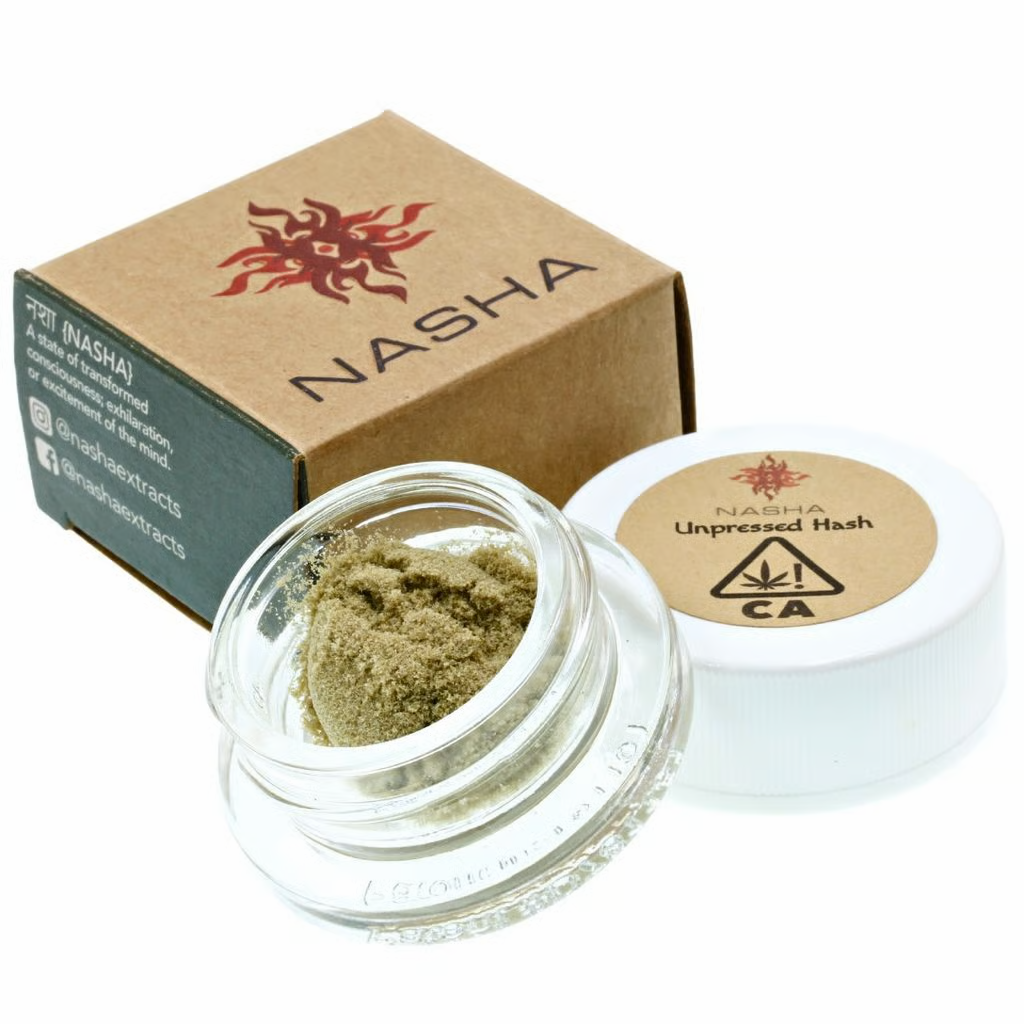 NASHA | LA CONFIDENTIAL X PEANUT KUSH GREEN UNPRESSED HASH 1.2G