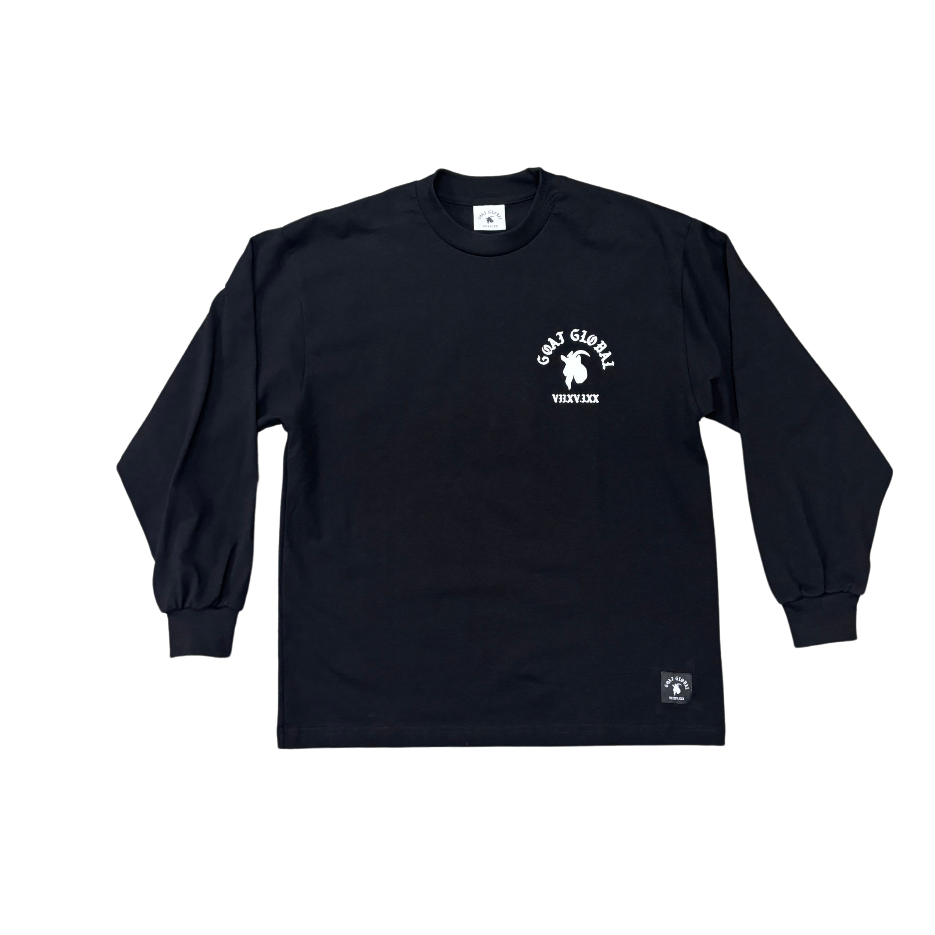 GOAT GLOBAL | WHITE GOAT LOGO L/S  SHIRT XXL