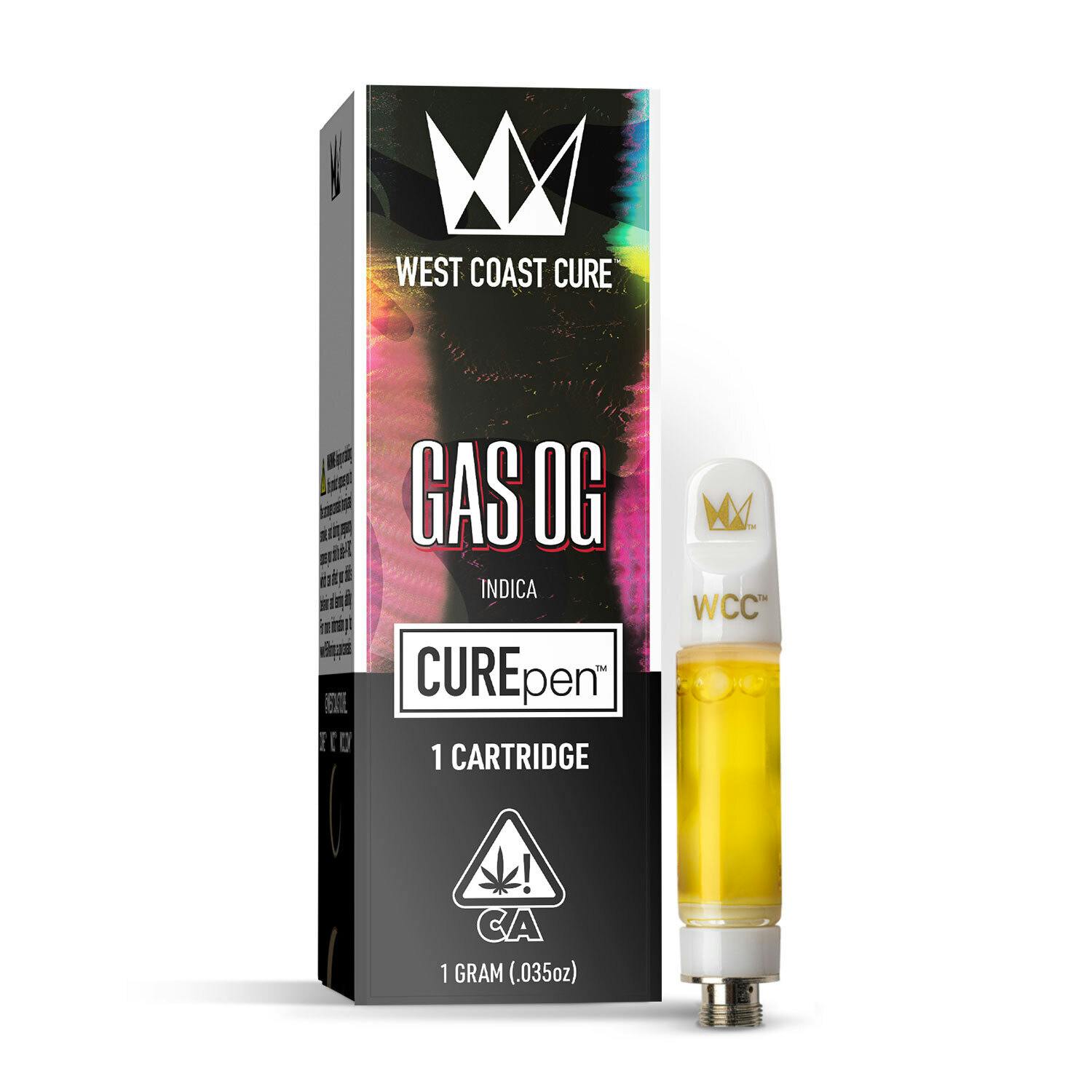 WEST COAT CURE- GAS OG  1G CART