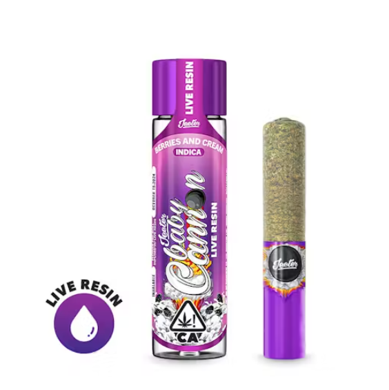 Jeeter'S Berries And Cream 1 Baby Cannon Infused Preroll