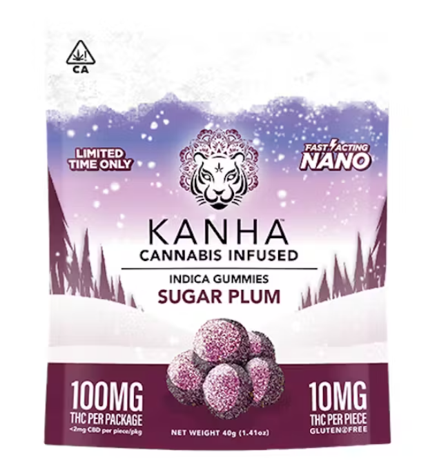 KANHA NANO SUGAR PLUM GUMMIES 100MG