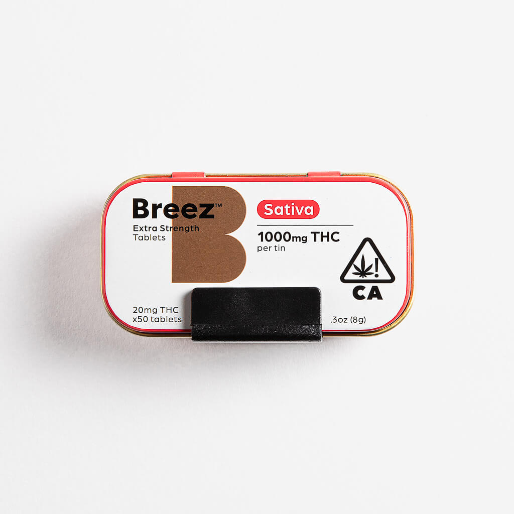 BREEZ SATIVA 1000MG EXTRA STRENGTH TABLETS