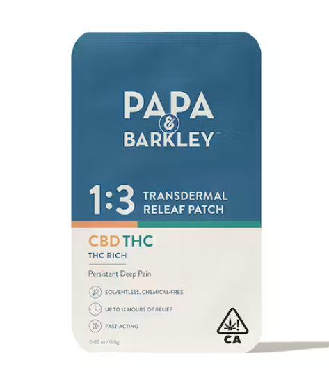 PAPA & BARKELY 1:3 CBD:THC RELEAF PATCH