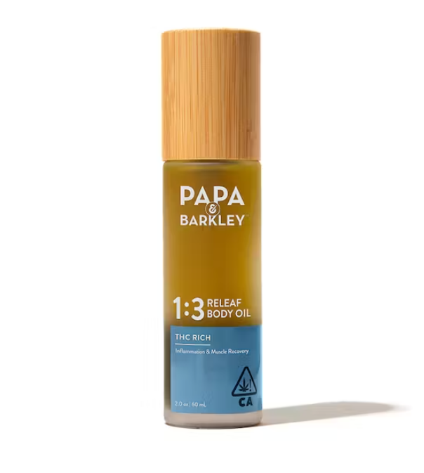 PAPA & BARKLEY 1:3 CBD:THC RELEAF BODY OIL 60ML