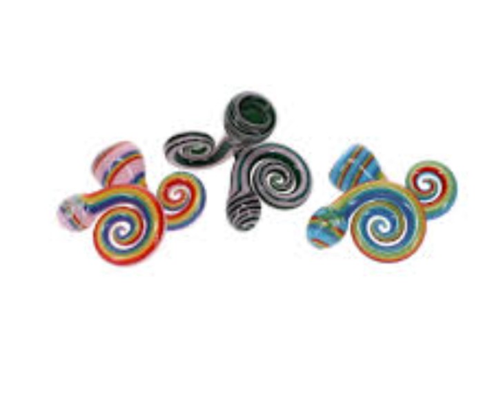 CURLY LINEWORK CHILLUM