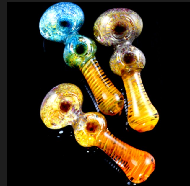 MED ISO 24K GOLD FRIT PIPE