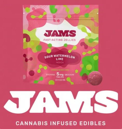 SOUR WATERMELON LIME INDICA FAST ACTING JAMS
