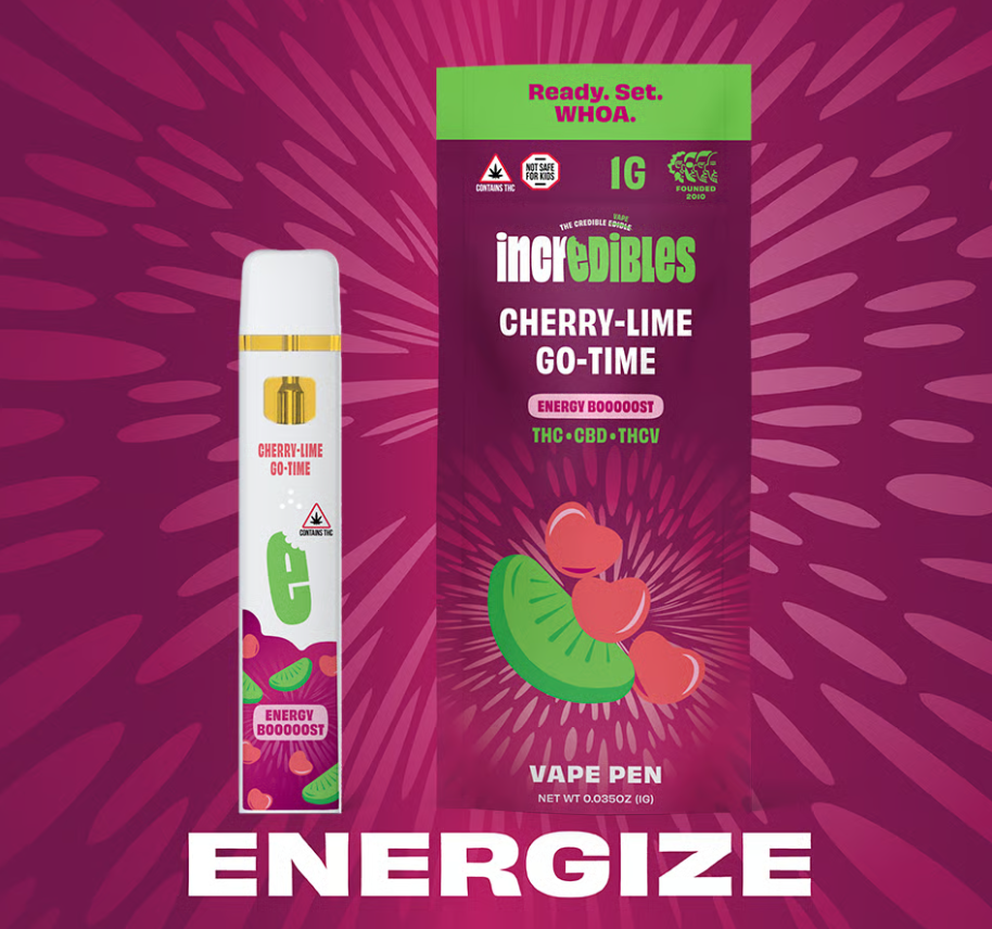 CHERRY-LIMEADE "GO-TIME" 14:1:1 THC:CBD:THCV 1G DISPOSABLE