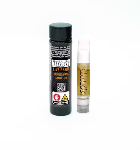 DAWG LEMONS 1G LIVE RESIN CARTRIDGE