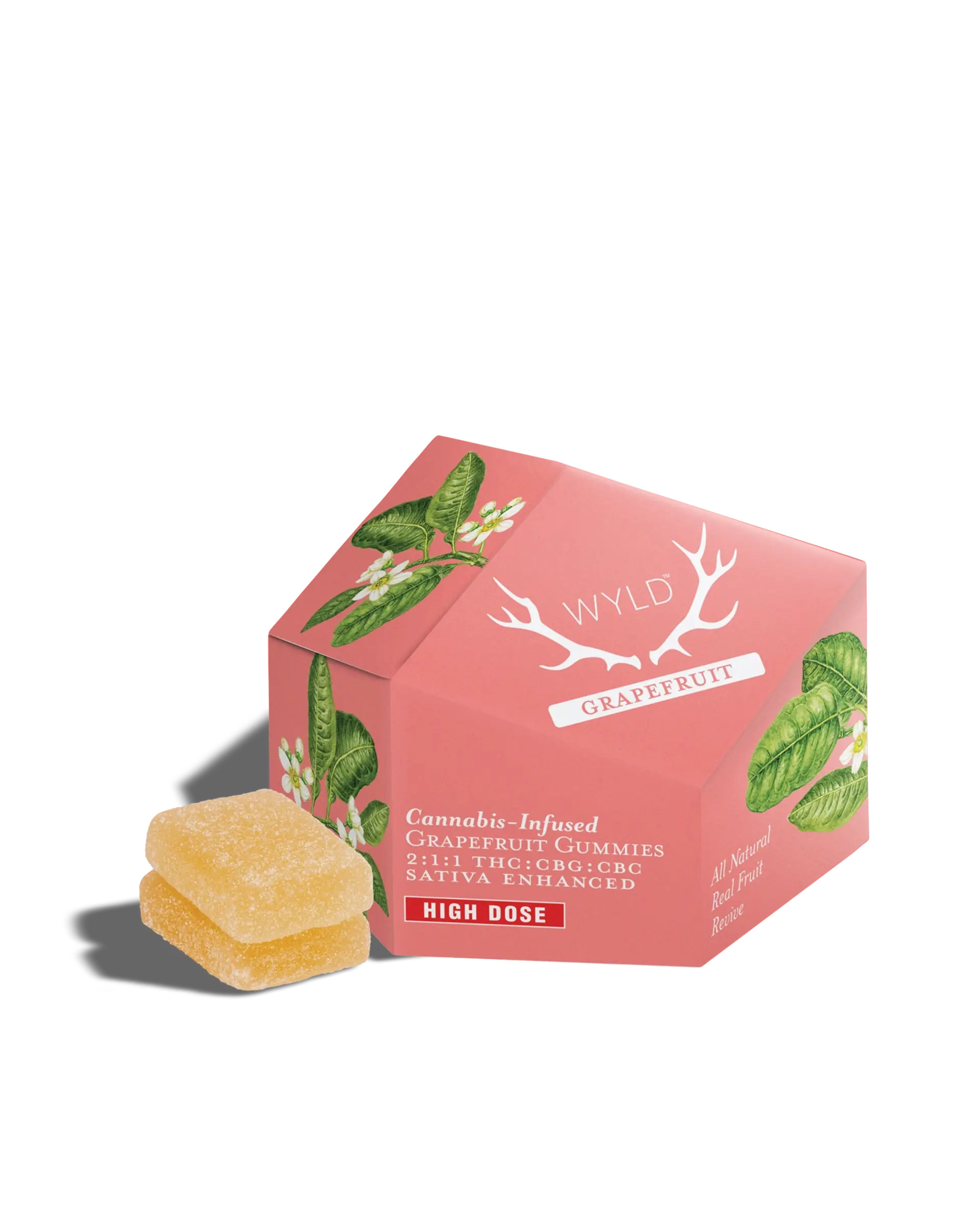GRAPEFRUIT 1:1:1 THC:CBG:CBC GUMMIES