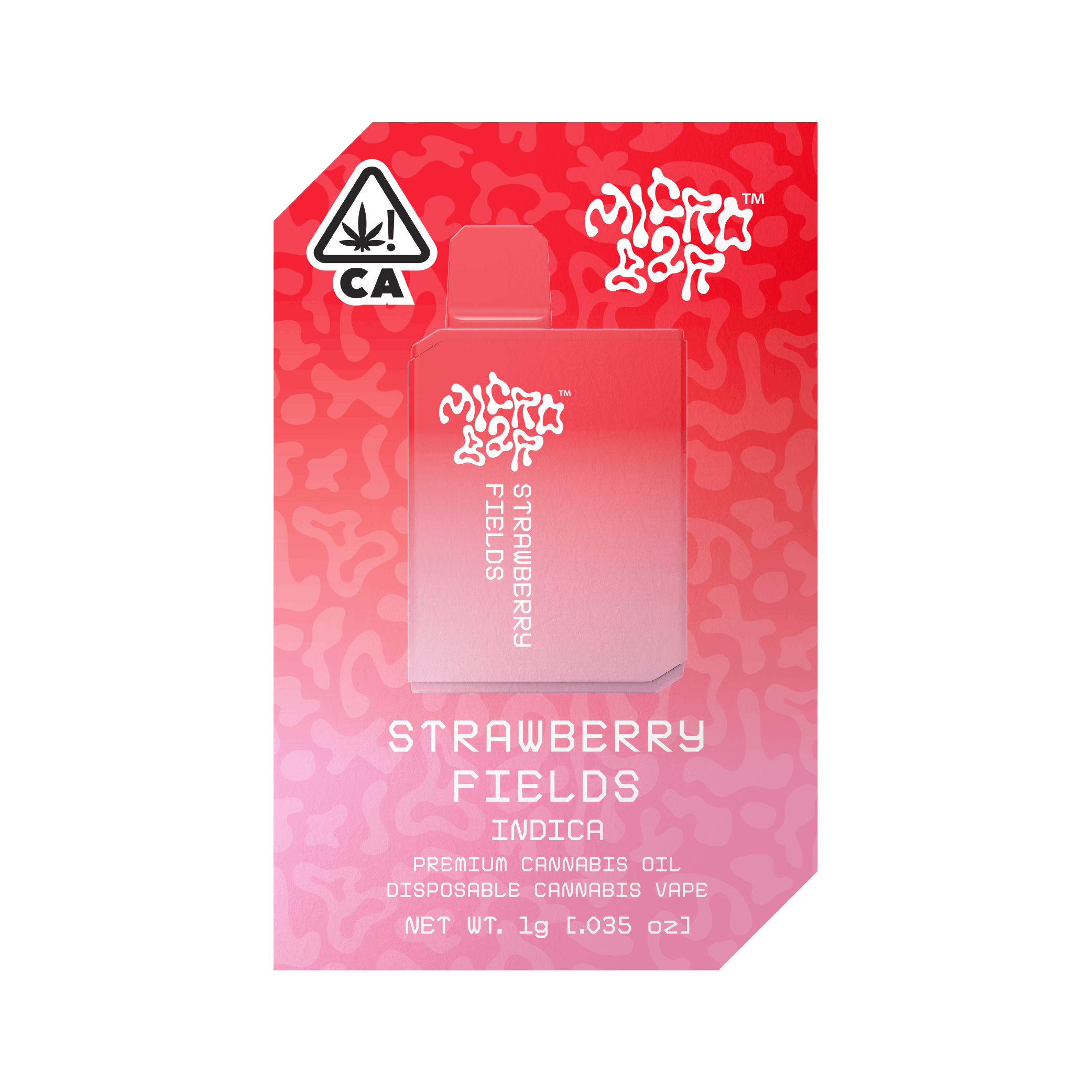 MICROBAR - STRAWBERRY FIELDS 1.0 GRAM ALL IN ONE
