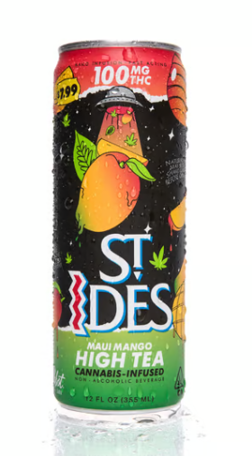 ST IDES- MAUI MANGO 100MG TEA - 12OZ
