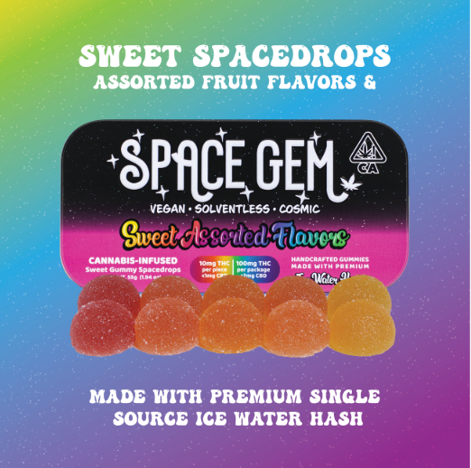 SPACE GEM - SWEET SPACE GEM 100MG THC - 10 PACK