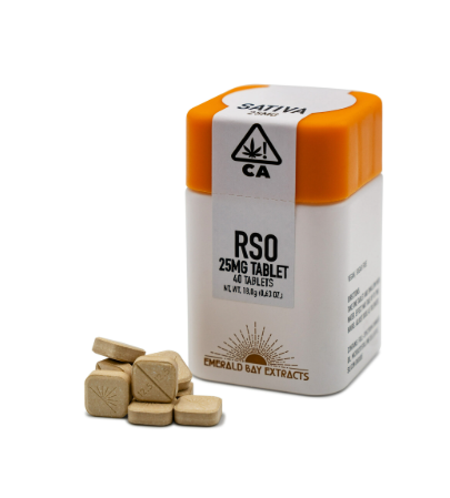 EMERALD BAY - BLUE DREAM 25MG SATIVA RSO TABLETS - 40 PACK